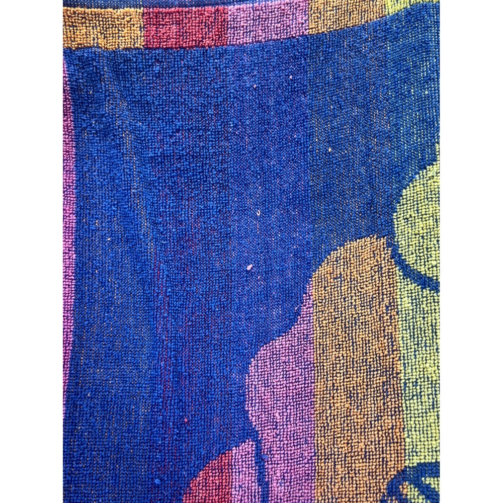 Summer Sun & Fun Toucan Beach Towel VTG 90s y2k Cotton Nostalgia Retro Colorful - Picture 5 of 7